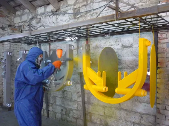 покраска металлических изделий